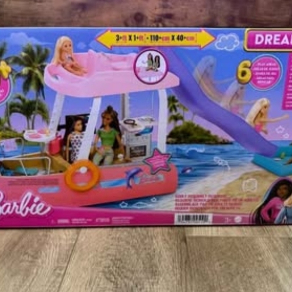 Barbie Dream Boat Playset - Pink and Blue